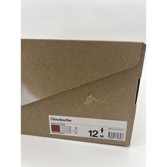 On Men’s Cloudsurfer Running Shoes Auburn Frost Size 12 - Picture 9 of 9